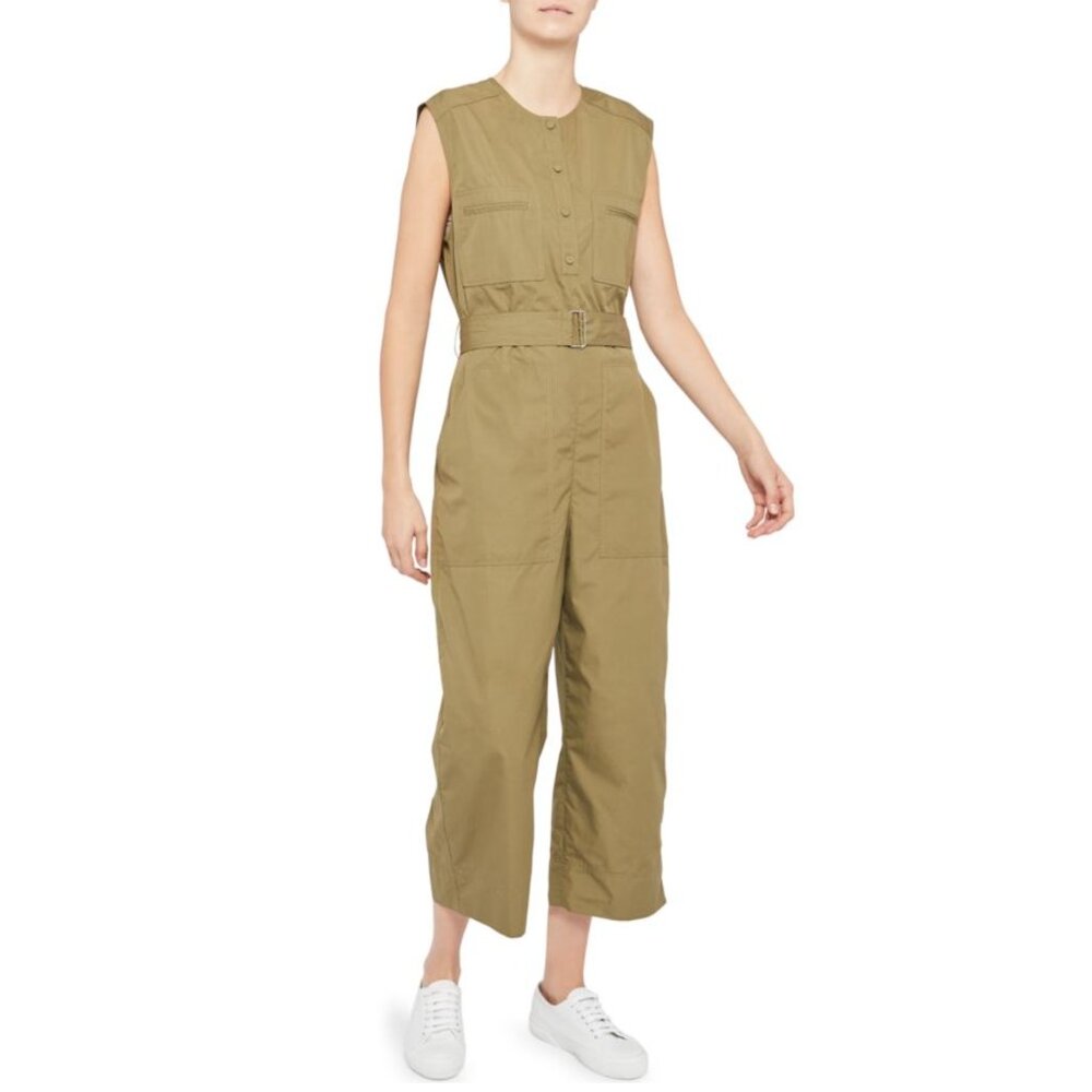 Theory Cargo Jumpsuit (Fox Olive, P)